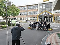 学級写真を撮りました