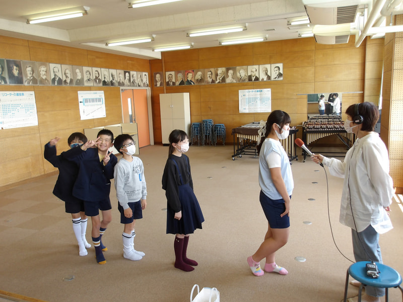 5・6年生 KRYラジオ 「おはよう!キッズぱらだいす」収録