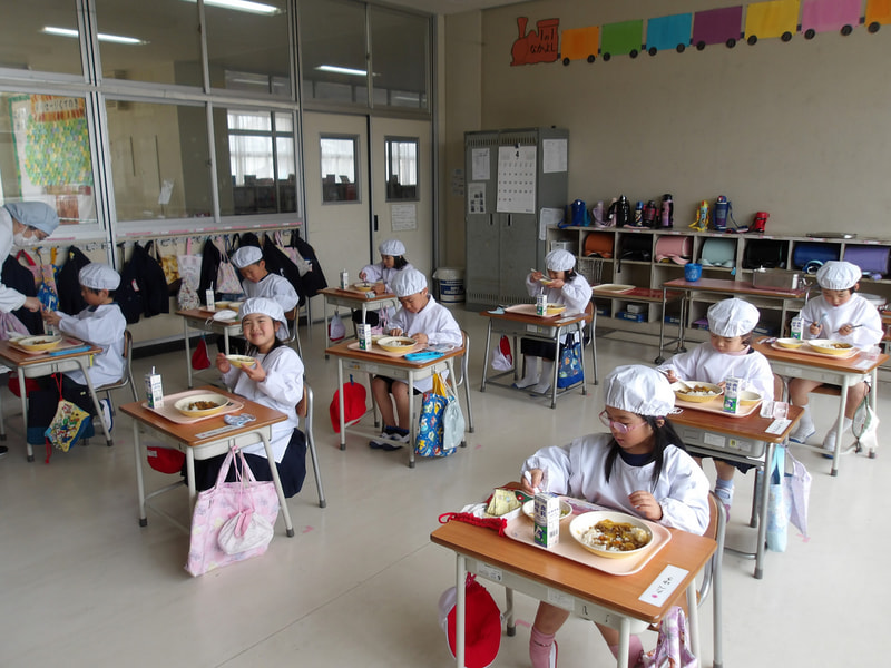 1年生はじめての給食
