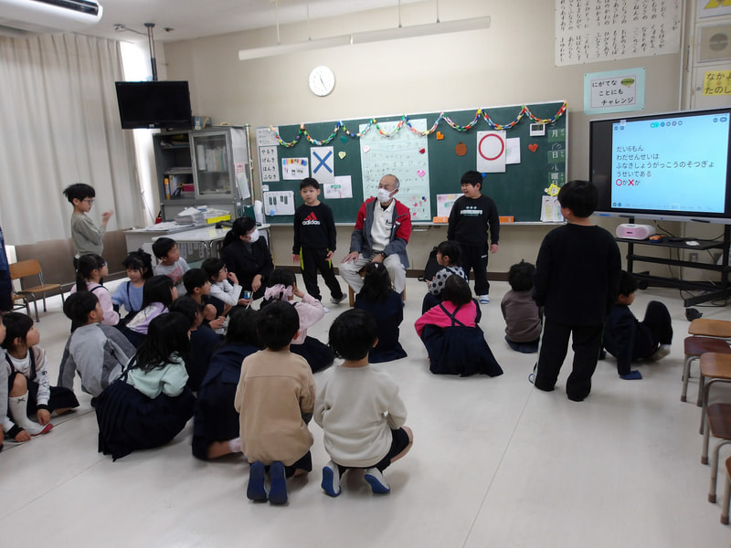 1年生 和田先生、いつもありがとう