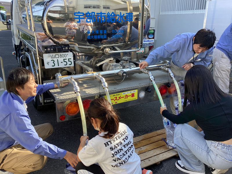避難生活を実体験(藤山地区地域ぐるみの防災キャンプ)