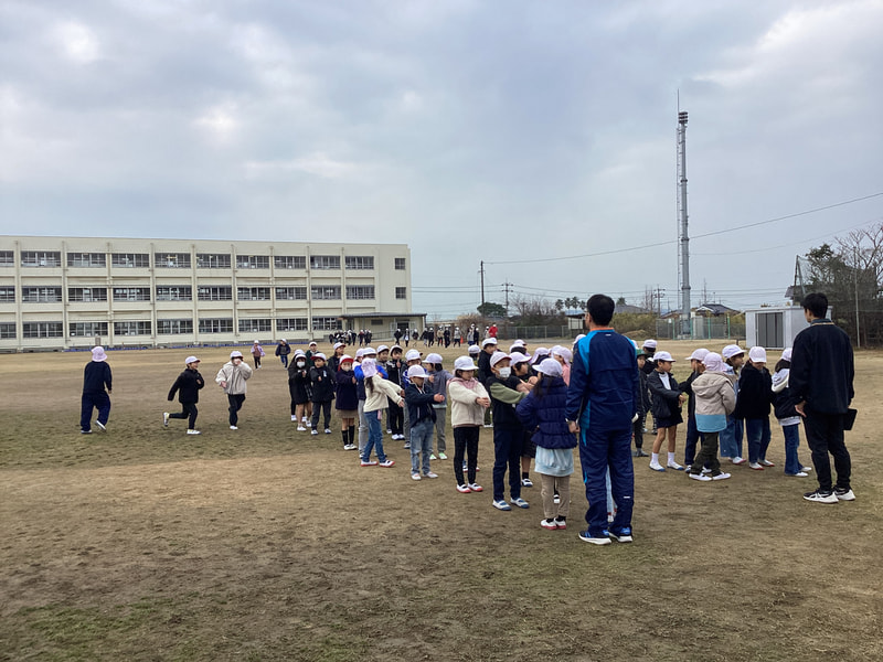 「お・は・し・も」を守って(火災避難訓練)
