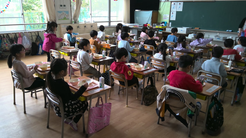 給食スタート!(1年生の給食開始)