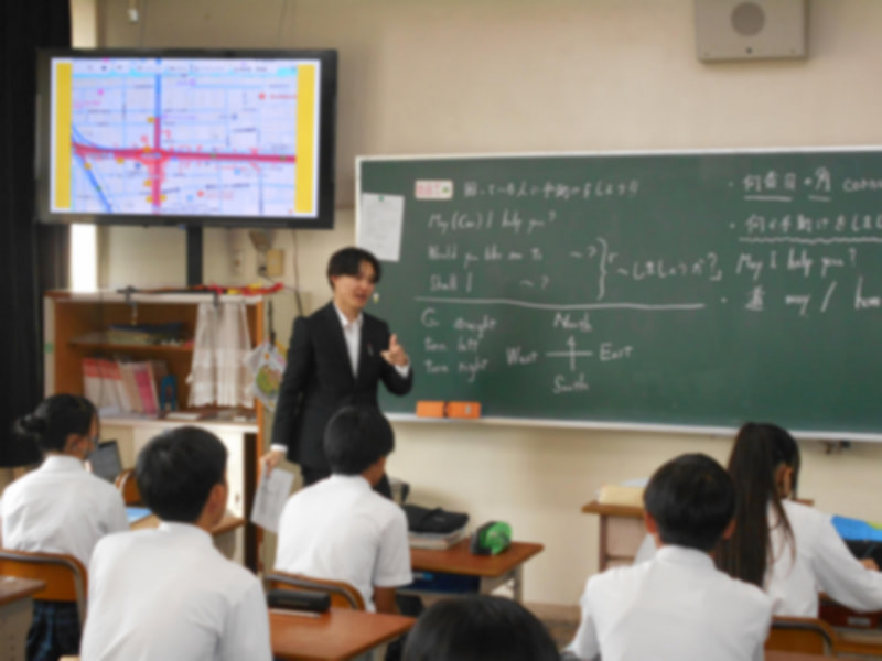 教育実習生の授業