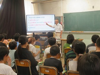 防災について学習しました
