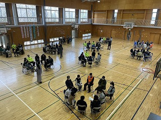 お世話になった地域の方々と交流しました