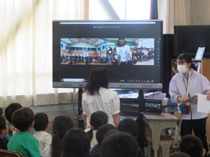 3年生黒石小3年生と交流学習
