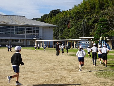 持久走大会に向けた自主練習が始まりました!