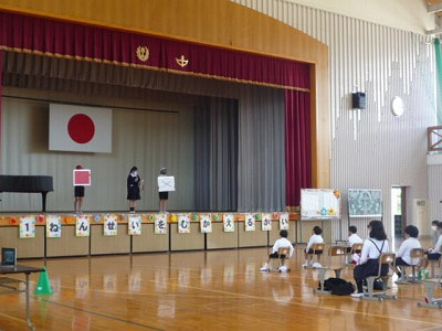 1年生を迎える会をしました!