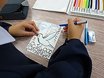 絵手紙風〝年賀状〟を書きました!
