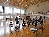 全校 卒業式の練習です!