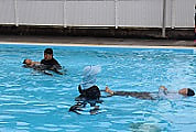 着衣水泳を行いました!