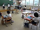 中間タイムの一こまです!(1、2年生)