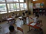 地震を想定した避難訓練実施!
