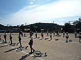 全校練習4日目、暑くなりました!