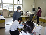 家庭科(ミシンの学習)への支援ボランティアありがとうございました!