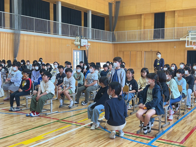 運動会のスローガンを話し合いました