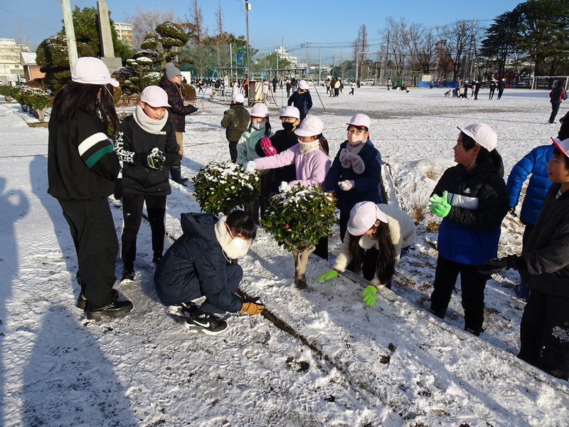 楽しい雪遊び