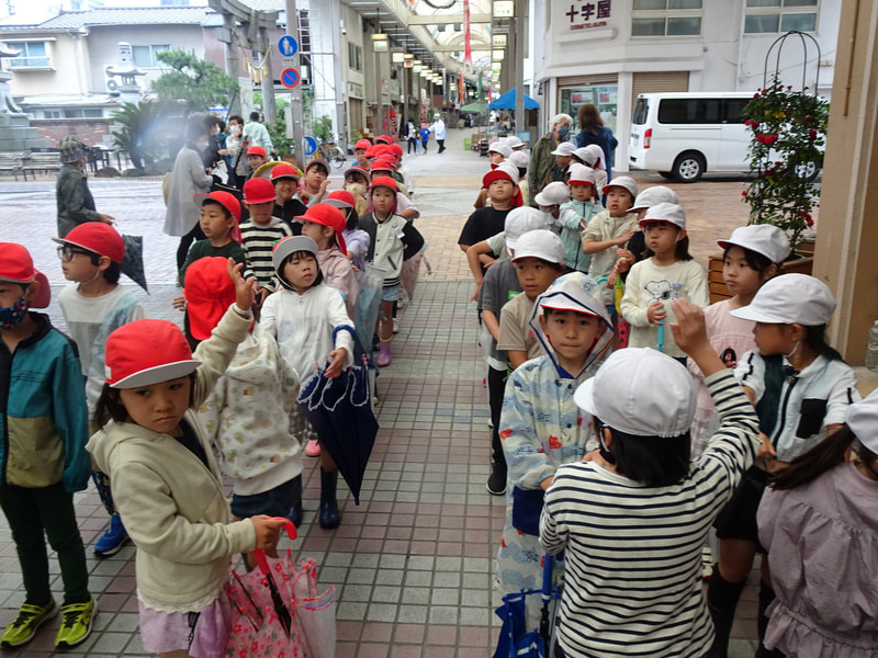 自分たちが住んでいる町を探検したよ!