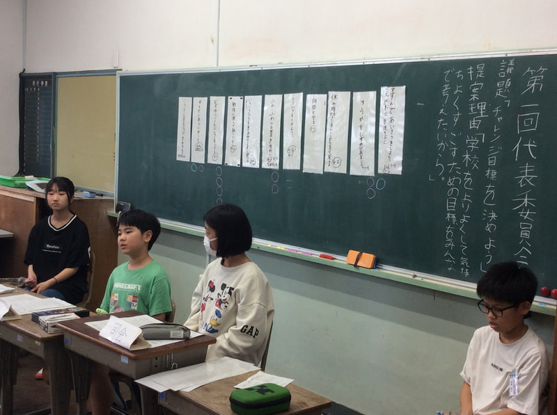 チャレンジ目標を話し合いました