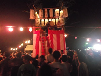 川上地区夏祭りへの協力