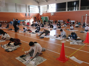 6年書き初め大会