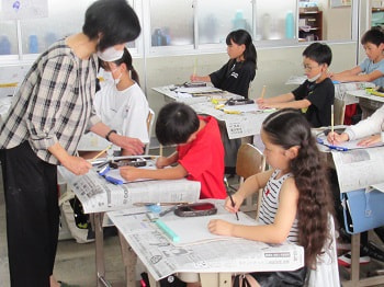4年生「習字教室」