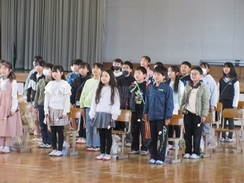 4年 十歳の決意表明式
