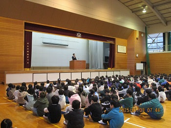3学期始業式