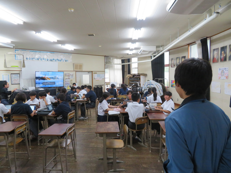 6月12日(木) 川上小の先生来校