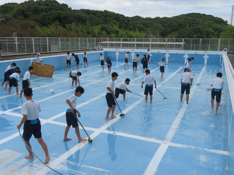 6月23日(月) プールがきれいに