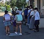 小中合同あいさつ運動