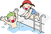 水泳指導が始まりました