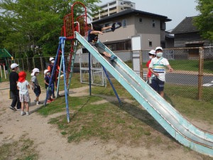 遊びながら勉強したよ(1年生、6年生)