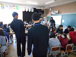 職場体験 上宇部中学校