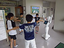 Pepperに話しかけてみると!