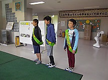 6年生のあいさつ運動