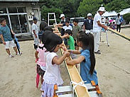 夏休みだ!!ソーメン流しをたのしもう