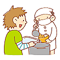 給食標語を作ってみました!①