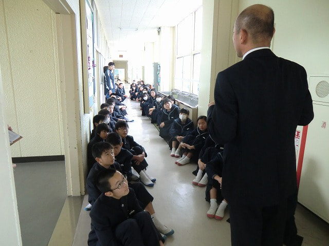 12/18 土砂災害避難訓練を行いました