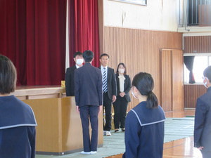 4月10日(月) 着任式・始業式・入学式
