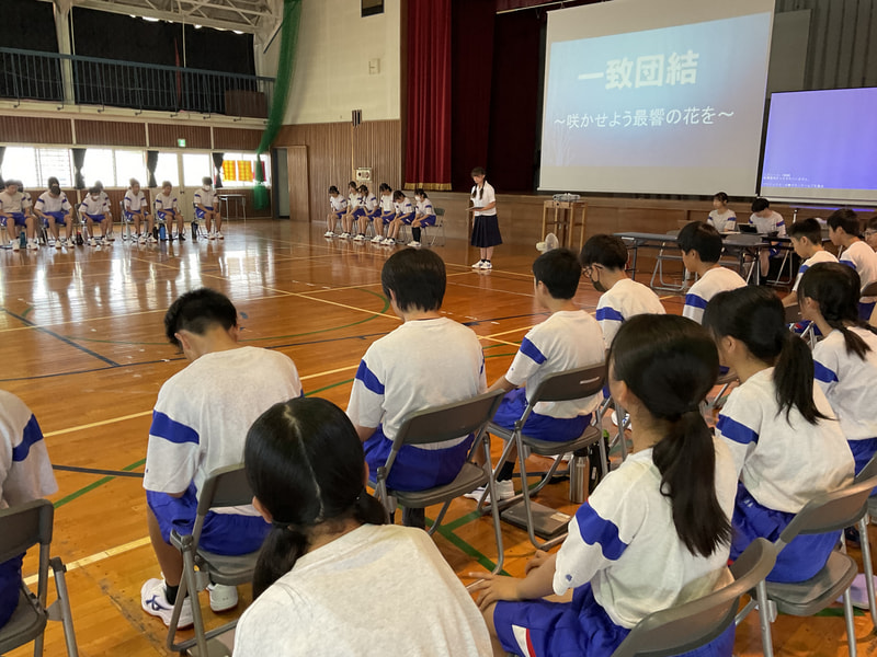 暑い中、熱い生徒総会でした