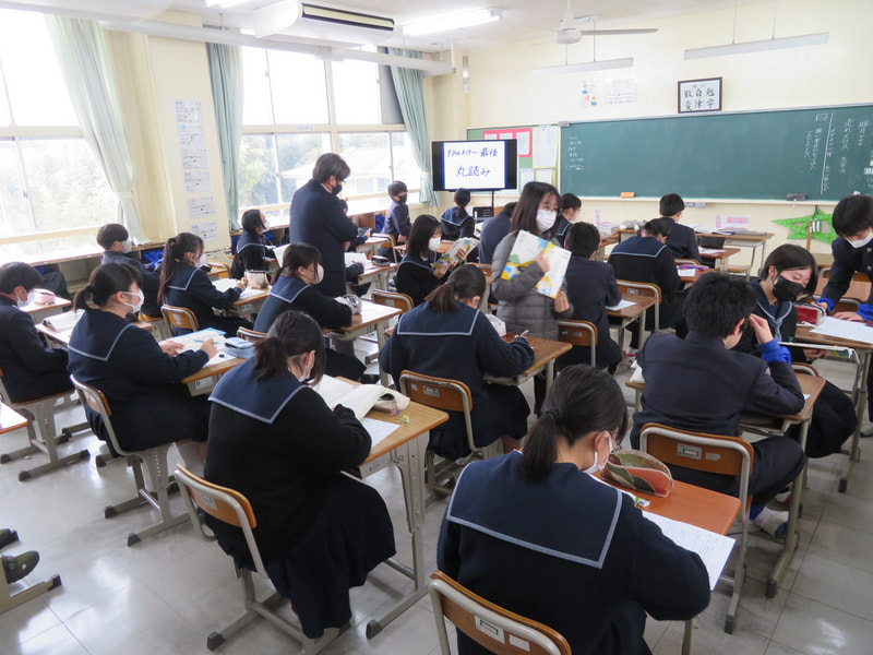 1月17日(金) 万倉小の校長先生来校