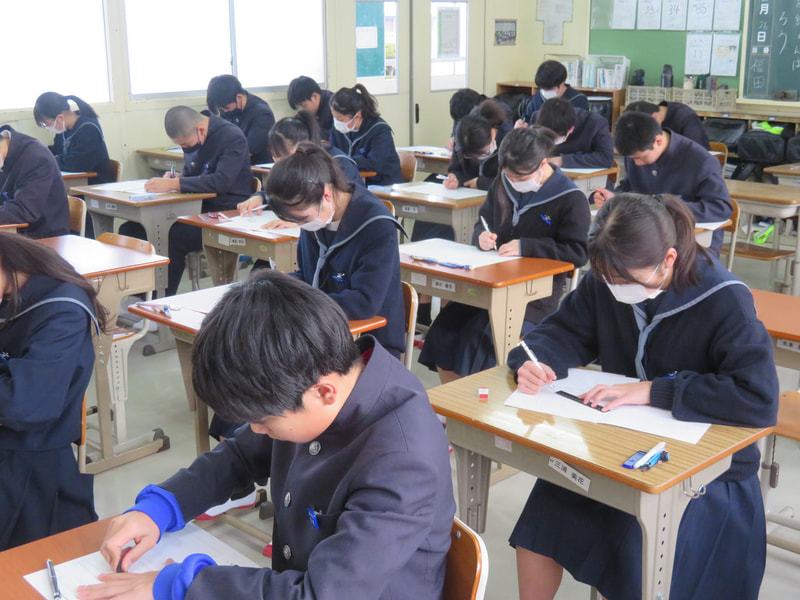 2月26日(水) 学年末テストの様子