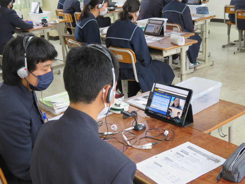 1月18日(木) 2年生:オンライン英会話