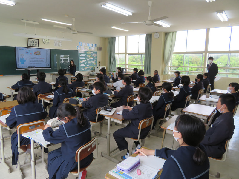 4月24日(水) 1年生授業の様子(英語)