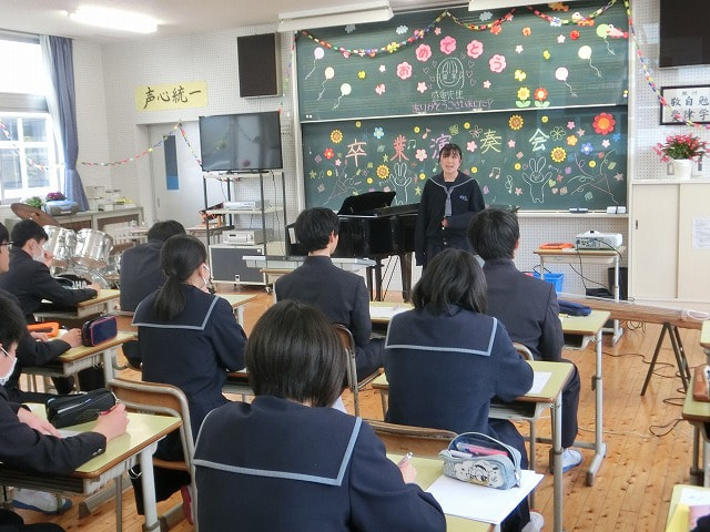 2/28 3年生が音楽の授業で・・・!