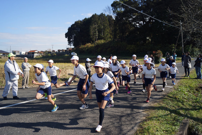 最後までがんばった持久走大会