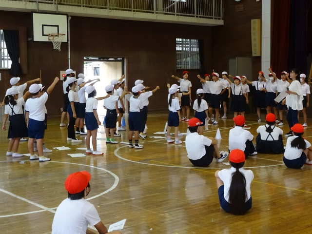運動会に向けて 応援練習スタート