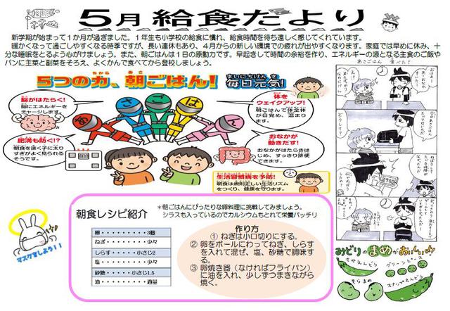 給食だより　５月号.jpgのサムネール画像